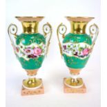 A pair of Russian vases by Alexander Popov