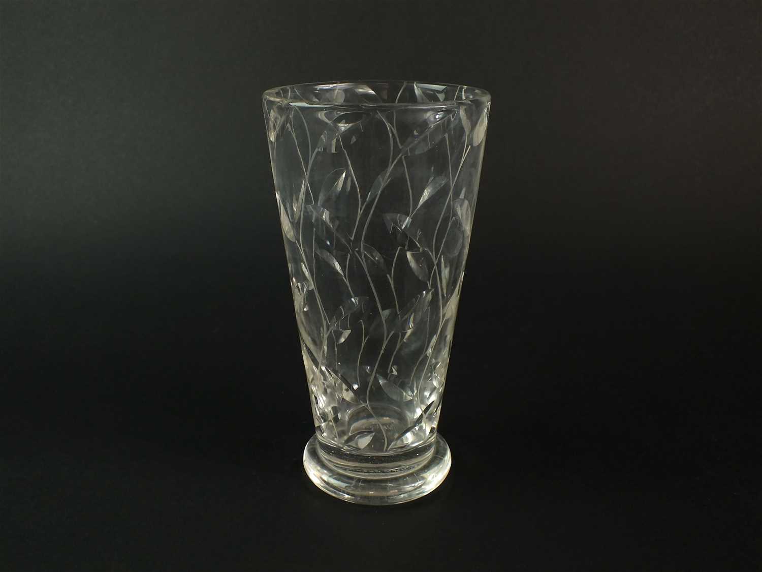 A John Walsh Walsh heavy lead crystal vase