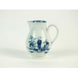 A Caughley porcelain 'Waiting Chinaman' sparrow-beak jug