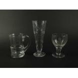 Three English Coronation glasses