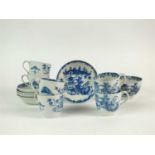 A Factory X/Keeling blue and white porcelain part service