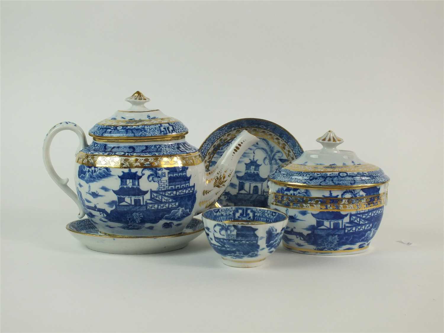 A Coalport 'Banana Tree' tea service - Image 3 of 3