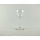 A George III opaque twist stem wine glass