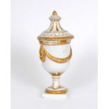 Furstenburg porcelain goblet and cover
