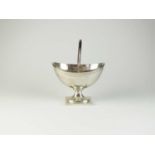 A George III silver sugar basket