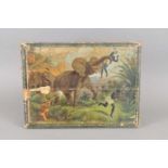 A late Victorian / Edwardian boxed puzzle picture set