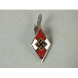 A German Third Reich Hitler Youth diamond membership badge