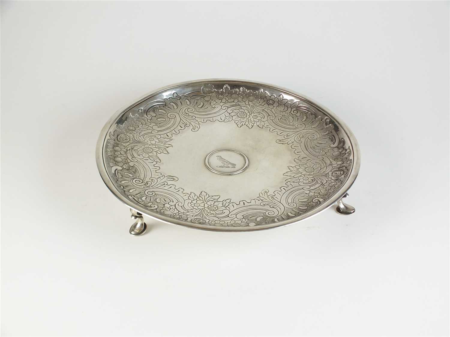 A George II Newcastle silver salver