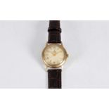 A Unisex 9ct Gold Tudor Wristwatch