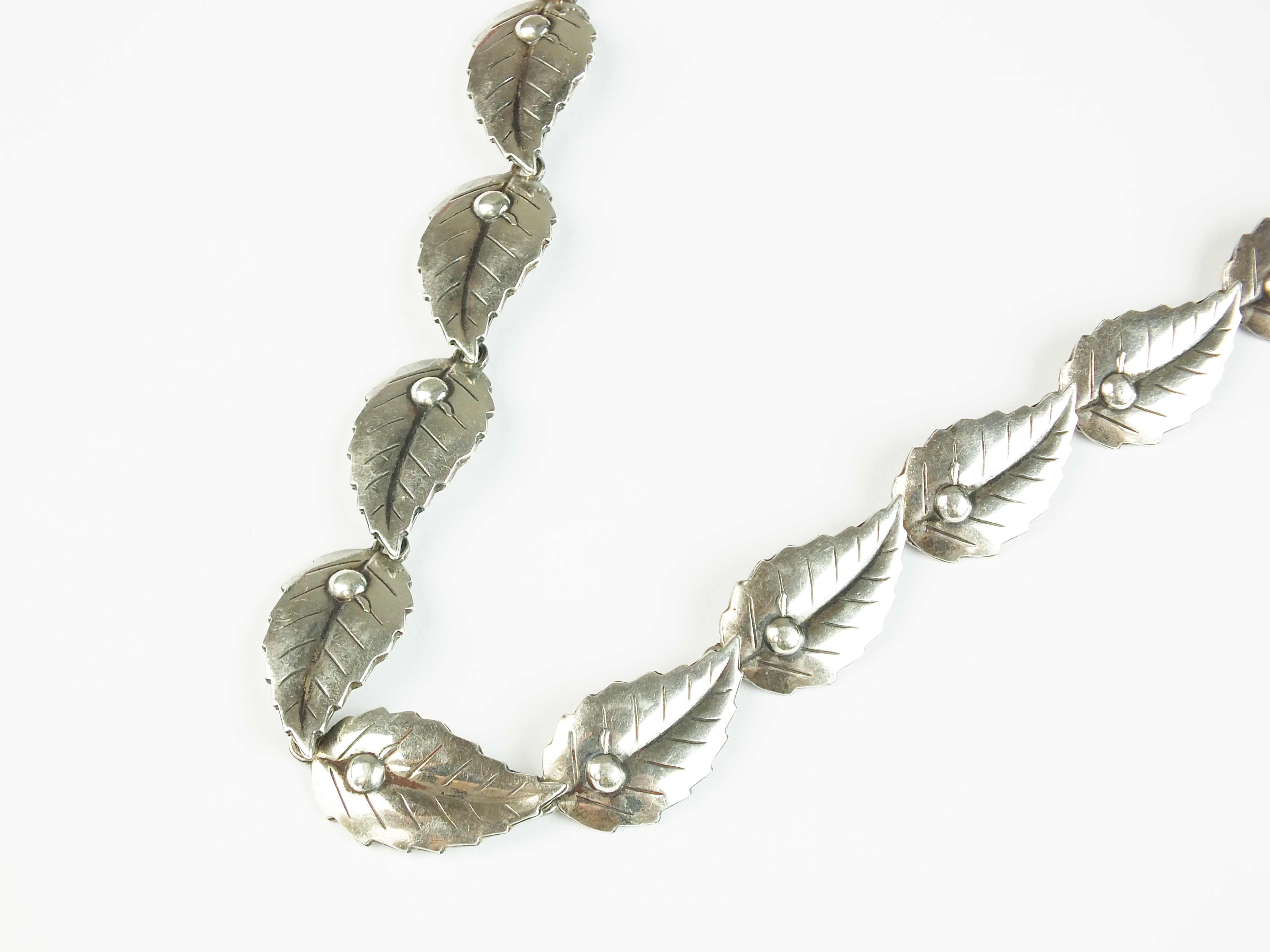 A Danish silver necklace by S Christian Fogh - Image 2 of 2