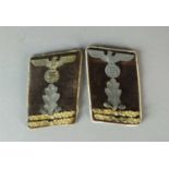 A set of German Third Reich NSDAP collar tabs