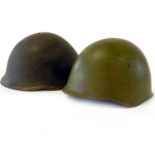 A Russian SSCH-39 helmet