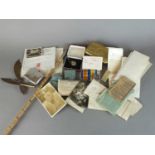 Militaria collection relating to William Reeve Hamilton - RFC & S. Staffs Rgt