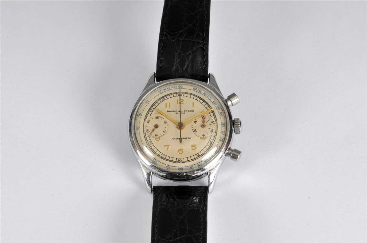 A Gentlemans Baume & Mercier Antimagnetic Chronograph