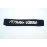 Reproduction German Third Reich Hermann Göring Division Cuff Title
