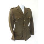 Four British WW2 ATS/FANY service tunics