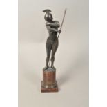 A Grand Tour bronze study of Athena