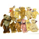 Quantity of Jointed Merrythought Teddy Bears (11)