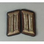 Set of early German Third Reich NSDAP collar tabs