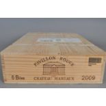 Pavillion Rouge du Chateau Margaux 2009 owc 93/100 Gilbert & Gaillard 6 bottles