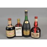 Remy Martin VSOP, Cointreau, Grand Marnier, Drambuie, all old bottlings 4 bottles in total