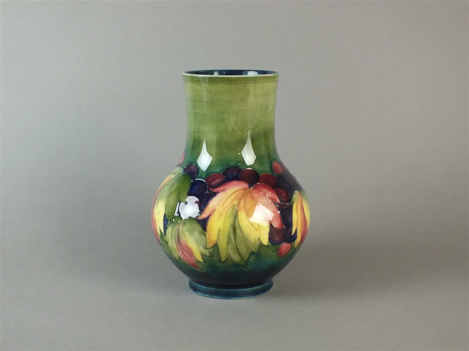 William Moorcroft Leaf and Berry vase