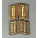 Two sets of German Third Reich NSDAP collar tabs