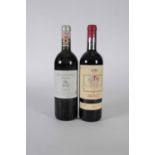 Italy Box Red Spadafora Schietto 1997 3 bottles Brolio Chinati Classico Barone Ricasoli 2002 1