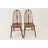 A set of six good quality reproduction bar back dining chairs