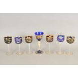 A collection of drinking glasses