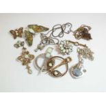 A collection of costume jewellery