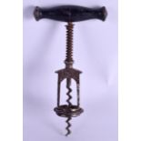 A VICTORIAN CORKSCREW. 17 cm long.