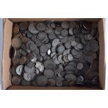A LARGE COLLECTION OF SILVER COINS. 3.3 kgs. (qty)