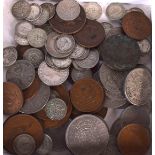 A QUANTITY OF COINAGE, mostly British. (qty)