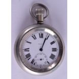 A SLLEX LNER 8909 RAILWAY POCKET WATCH. 5.25 cm diameter.