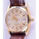 A GOOD VINTAGE ROLEX OYSTER DATE PRECISION WRISTWATCH. 3 cm diameter.