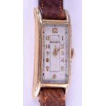 A VINTAGE BULOVA WRISTWATCH. Dial 1.5 cm x 3.5 cm.