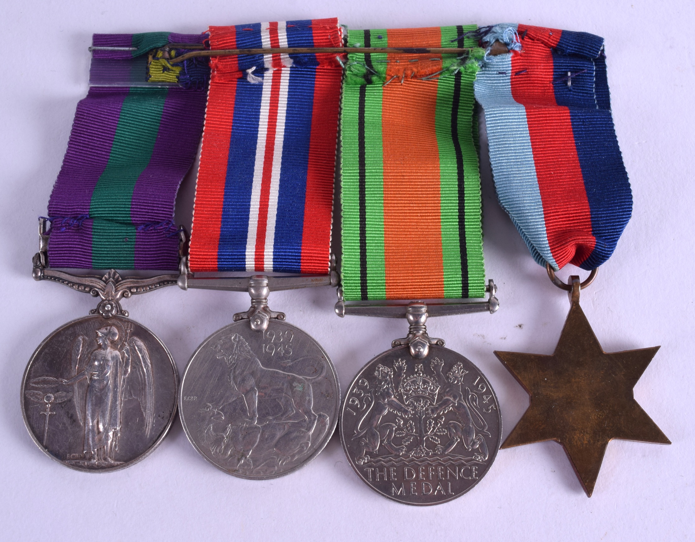 FOUR WWII MEDALS presented to 14211828 pte d ferguson b w. (4) - Bild 2 aus 2