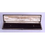 A VINTAGE LONGINES WATCH BOX. 22 cm long.