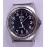 A CWC MILITARY WATCH. 3.5 cm wide.