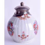 AN EARLY 18TH CENTURY CHINESE EXPORT FAMILLE ROSE TOBACCO JAR Yongzheng/Qianlong, with Continental s