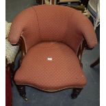 A WILLIAM IV TUB CHAIR