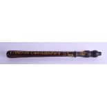 A LONDON CONSTABULARY 3232 GR TRUNCHEON. 51 cm long.