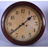 A SMITHS ENFIELD WALL CLOCK, circular in form with a cream dial. 40 cm diameter.