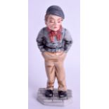 A 19TH CENTURY ROYAL WORCESTER FIGURE OF A FRENCHMAN from the Down & Out Series. 14 cm high.