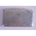 A LARGE SILVER CIGARETTE CASE. London 1912. 5.3 oz. 12 cm x 8 cm.