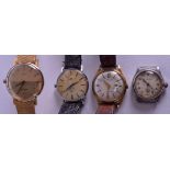 FOUR VINTAGE WATCHES. (4)