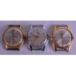 THREE VINTAGE WATCHES. (3)