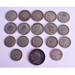 EIGHTEEN VINTAGE COINS. (18)