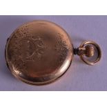 AN ELGIN HUNTER POCKET WATCH. 1373 grams overall. 5.5 cm wide.